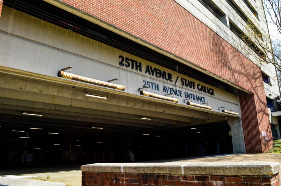 25th ave parking lot entrance